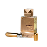 AL HARAMAIN AMBER OUD GOLD EDITION EXTREME PURE PERFUME 100 ML +  PORTABLE REFILLABLE MINI 10 ML